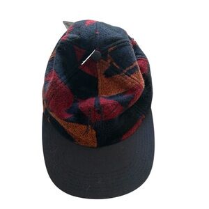 NWT HUF Aztec Print Flat Bill Hat Adjustable Back